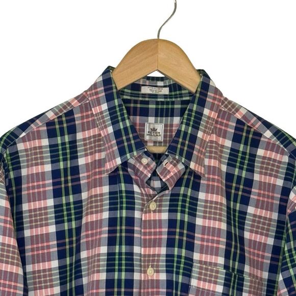 Peter Millar Other - Peter Millar Men's Multicolored Plaid Button-Down Shirt Size XL
